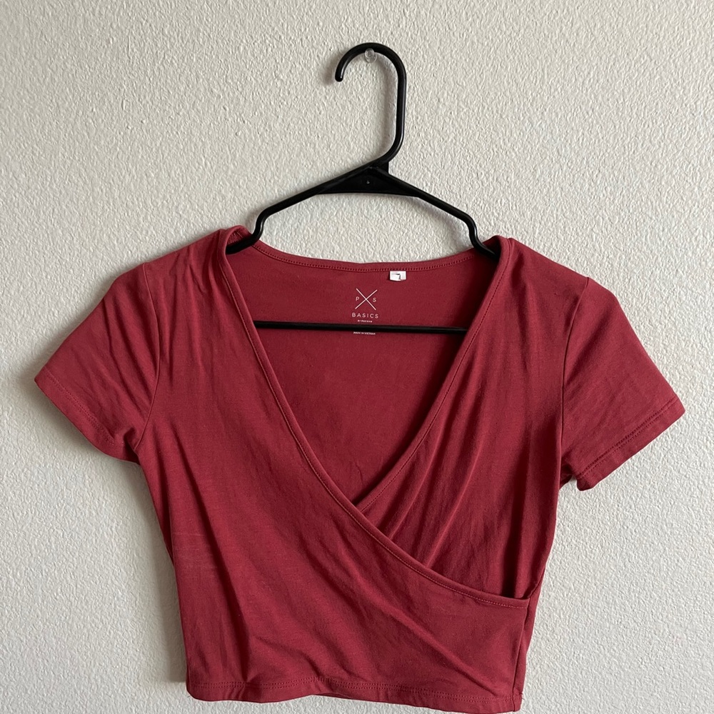 Rust crop top